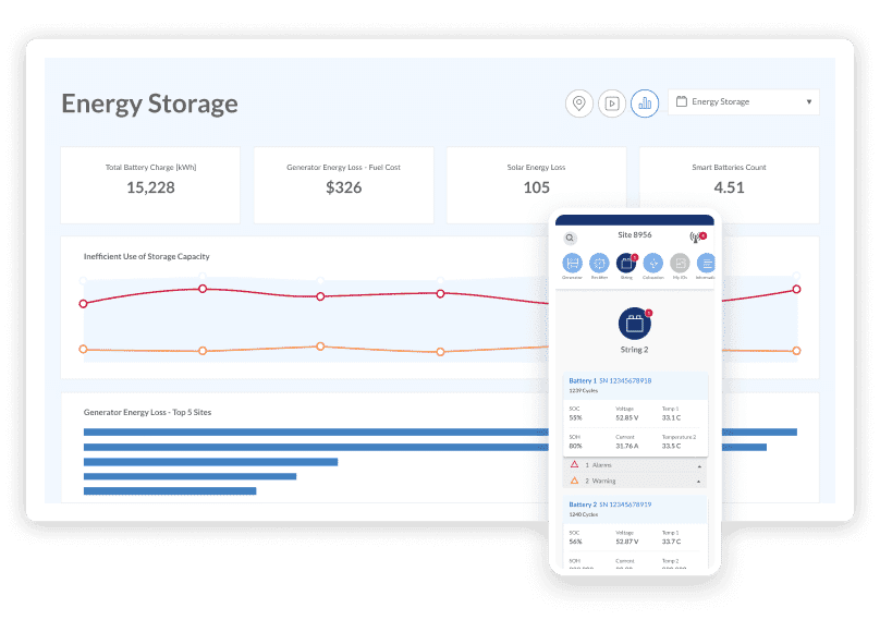 Energy storage monitoring platform